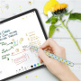 AhaStyle silikonska maska sa uzorkom suncokreta za Apple Pencil 2. generacije / Pro - plava