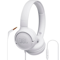 JBL TUNE 500 slušalice i kontrolom glasnoće s 3.5mm priključkom za Apple uređaj - bijela