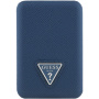 Guess Grained Triangle Logo bežični MagSafe powerbank s USB-C priključkom - 5 000 mAh - tamno plava