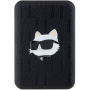 Karl Lagerfeld Power bank s reljefnom Choupette glavom MagSafe s USB-C priključkom - 5.000 mAh - crna
