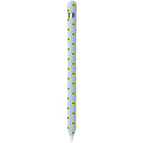 AhaStyle silikonska maska sa uzorkom suncokreta za Apple Pencil 1. generacije - plava