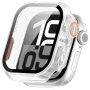 Futrola u stilu Watch Ultra s kaljenim staklom za Apple Watch 42mm (Series 10 / 11) - mliječna