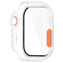 Futrola u stilu Watch Ultra s kaljenim staklom za Apple Watch 42mm (Series 10 / 11) - mliječna