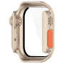 Futrola u stilu Watch Ultra s kaljenim staklom za Apple Watch 42mm (Series 10 / 11) - zlatna