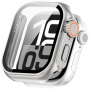 Futrola u stilu Watch Ultra s kaljenim staklom za Apple Watch 42mm (Series 10 / 11) - srebrna