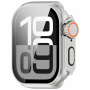 Futrola u stilu Watch Ultra s kaljenim staklom za Apple Watch 42mm (Series 10 / 11) - srebrna