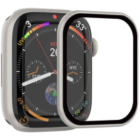 Rurihai kaljeno staklo s plastičnim okvirom za Apple Watch 41mm - starlight