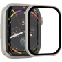 Rurihai kaljeno staklo s plastičnim okvirom za Apple Watch 40mm - starlight