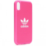 ADIDAS originalna maskica od tvrde plastike za iPhone XR - ružičasta