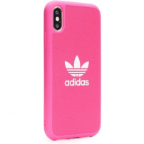 ADIDAS originalna maskica od tvrde plastike za iPhone XS Max - ružičasta
