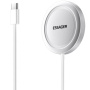 ESSAGER ES-WC11 Qi2 bežični MagSafe punjač za iPhone / AirPods - 15W - bijeli