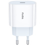 TOTUDESIGN HC-1 brzi punjač adapter s USB-C priključkom - 20W - bijeli