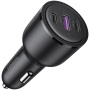 UGREEN auto punjač s 2x USB-C / USB-A priključka - 65W - crni