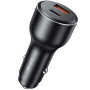 Yesido Y65 auto punjač s USB-C / USB-A priključcima - 118W - crni