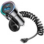 JOYROOM CL07 set auto punjača s USB-C / USB-A priključcima i USB-C kabelom - 72W - 1,6 m - crna