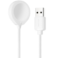 ESSAGER magnetski kabel za punjenje - USB-A na magnetski disk za Apple Watch - 1 m - bijeli