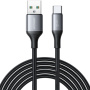 JOYROOM S-A28 pleteni kabel za punjenje i prijenos podataka - USB-A na USB-C - 2 m - crni