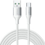 JOYROOM S-A28 pleteni kabel za punjenje i prijenos podataka - USB-A na USB-C - 2 m - bijeli