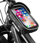 WEST BIKING torba za bicikl s prostorom za iPhone - crna