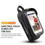 WEST BIKING vodootporna torba za bicikl s prostorom za iPhone - crna