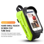 WEST BIKING vodootporna torba za bicikl s prostorom za iPhone - neonsko žuta