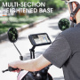 WEST BIKING univerzalna magnetska vodootporna torbica s držačem za bicikl i motor na upravljaču za iPhone - crna