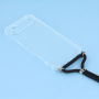 Prozirna maska s vezicom za iPhone Air - crna