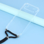 Prozirna maska s vezicom za iPhone Air - crna