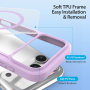 DUX DUCIS Skin X flip maska s MagSafe za iPhone 17 Pro Max - ljubičasta