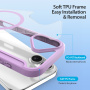 DUX DUCIS Skin X flip maska s MagSafe za iPhone 17 - ljubičasta