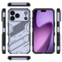 Izdržljiva zaštitna maska sa stalkom za iPhone 17 Pro Max - siva