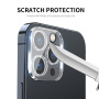 ENKAY kaljeno staklo za zaštitu leća stražnje kamere za iPhone 17 - prozirno