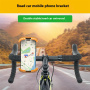 Z012 držač za bicikl i motor na upravljaču za iPhone - bež-bijeli