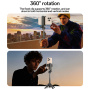 Yesido SF29 mini Bluetooth selfie štap s tripodom za iPhone - crna