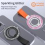 Svjetlucavi magnetski MagSafe okretni 360° stalak za iPhone - ružičasti