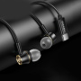 USAMS US-SJ482 slušalice s USB-C konektorom - crnozlatne