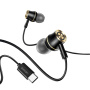 USAMS US-SJ482 slušalice s USB-C konektorom - crnozlatne