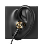 USAMS US-SJ482 slušalice s USB-C konektorom - crnozlatne