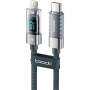 Toocki TQ-X36 kabel za punjenje i prijenos podataka - USB-C na Lightning - 2 m - sivi