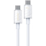 WEKOME WDC-74 kabel za punjenje i prijenos podataka - USB-C na USB-C - 1,2 m - bijeli