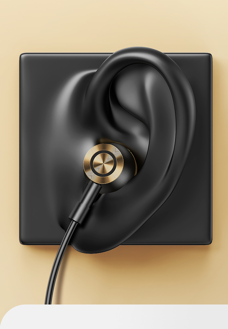 USAMS US-SJ482 slušalice s USB-C konektorom - crnozelene