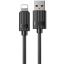 WEKOME WDC-52i kabel za punjenje i prijenos podataka - USB-A na Lightning - 1 m - crni