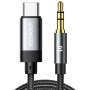 ESSAGER ES-YP22 audio kabel - 3,5 mm jack na USB-C - 1 m - crni