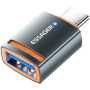 ESSAGER adapter za punjenje i prijenos podataka - USB-A na USB-C - tamno siva