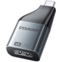 ESSAGER ES-OTG22 video redukcija - HDMI na USB-C - tamno siva