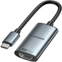 ESSAGER ES-OTG23 video redukcija - HDMI na USB-C - tamno siva
