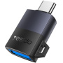 Yesido GS31 mini reduktor za punjenje i prijenos podataka - USB-A na USB-C - crna