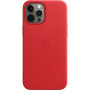 Originalne Apple kožno kućište s MagSafeom za iPhone 12 Pro Max - crveno