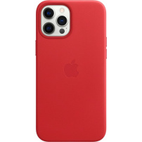 Originalne Apple kožno kućište s MagSafeom za iPhone 12 Pro Max - crveno