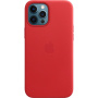 Originalne Apple kožno kućište s MagSafeom za iPhone 12 Pro Max - crveno